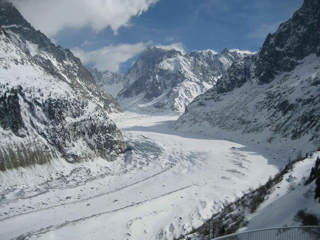 Mer de Glace en hiver par Sylenius