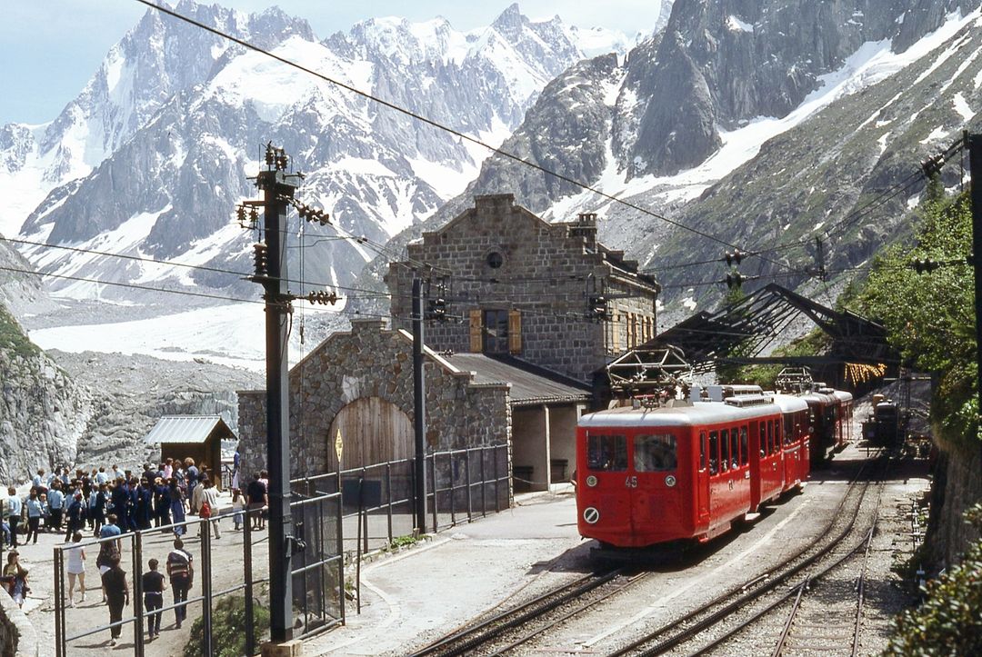 Train de la Mer de Glace par 	Alain Gavillet
